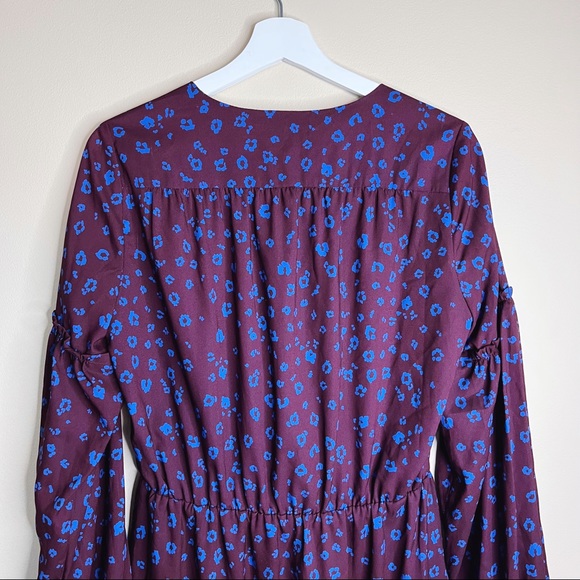 Parker Surplice Cobalt Purple Dress - Picture 6 of 12